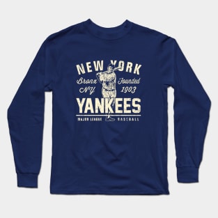Vintage New York Yankees 1 by Buck Tee Long Sleeve T-Shirt